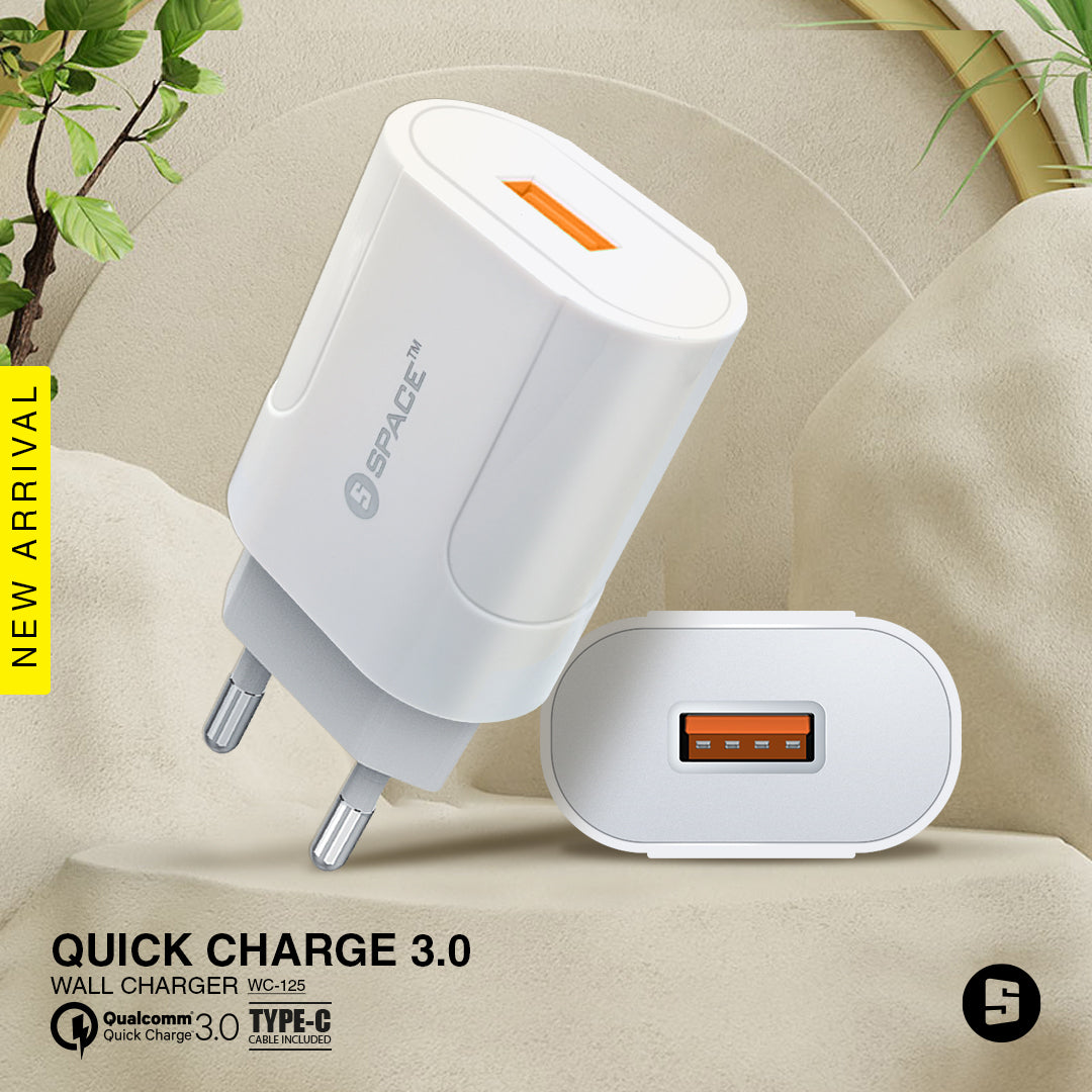Pd+qc Wall Charger  3x3's