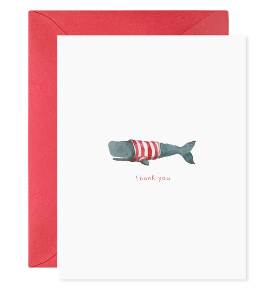 {E. Frances Paper} Whale Thank You Notes :: Set of 8
