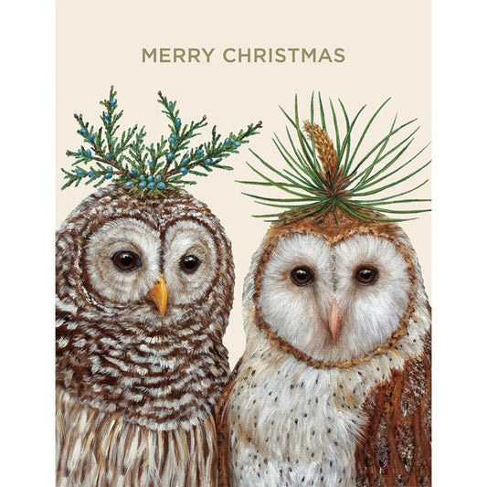 {Hester & Cook} Holiday Notecards :: Winter Owls :: Set of 6
