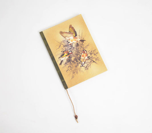 Hand Painted Flock of Birds Paper Diary