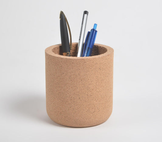 Minimal Cork Round Pen Holder