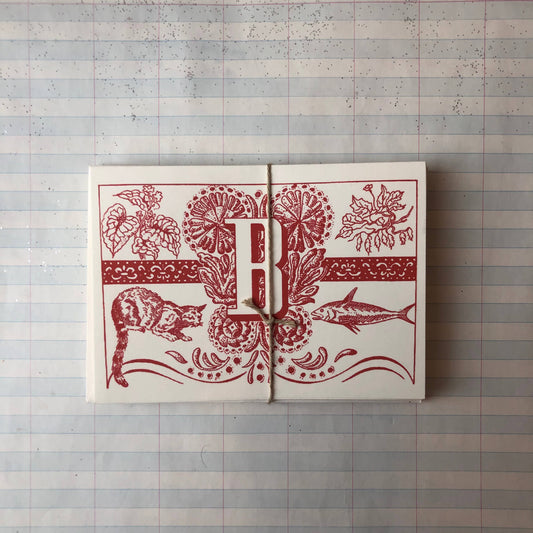 {Parcel} Spanish Monogram Notecards :: B