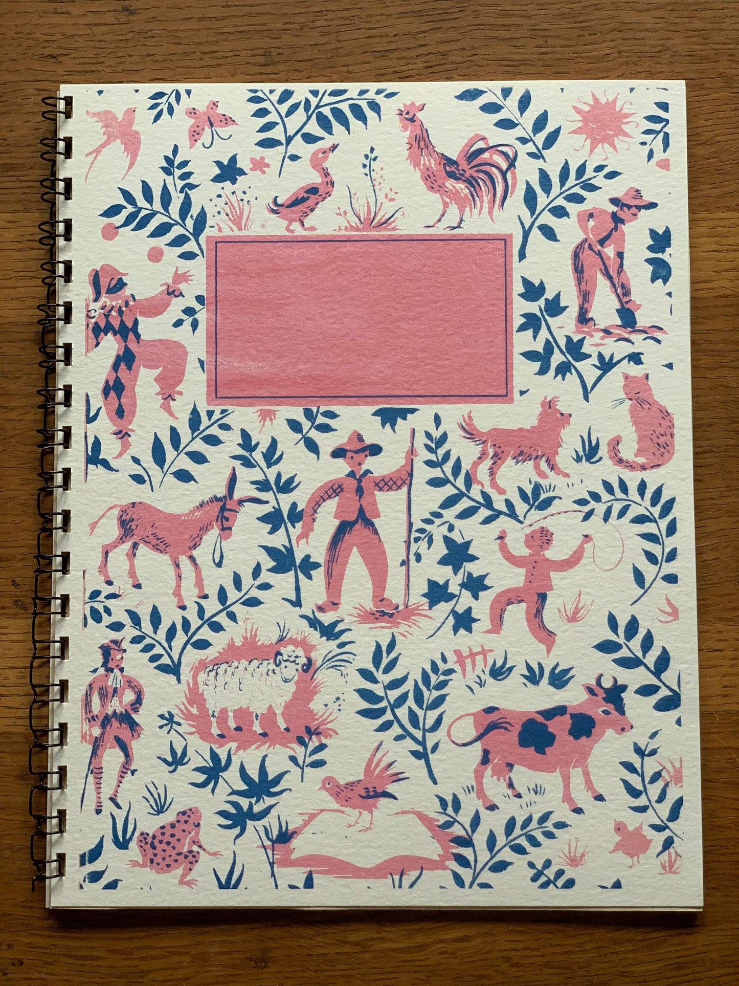 {Parcel} French Storybook Notebook :: Pink and Blue