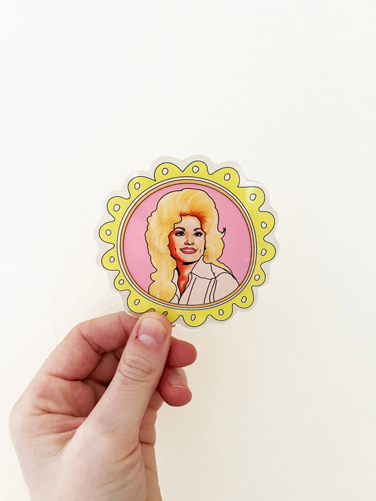 {Drawn Goods} Dolly Parton Acrylic Magnet