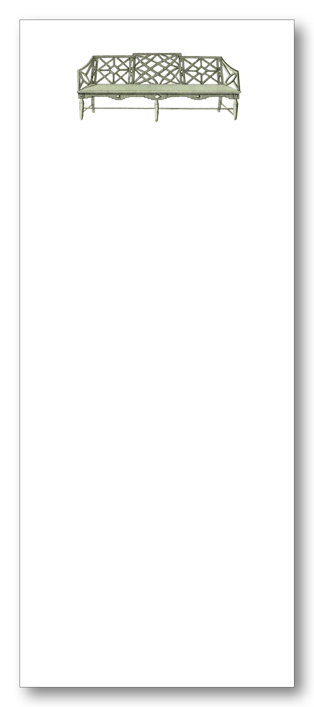 {Maison de Papier} Notepad :: Garden Bench