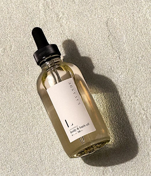 Lavender body and bath oil 4oz