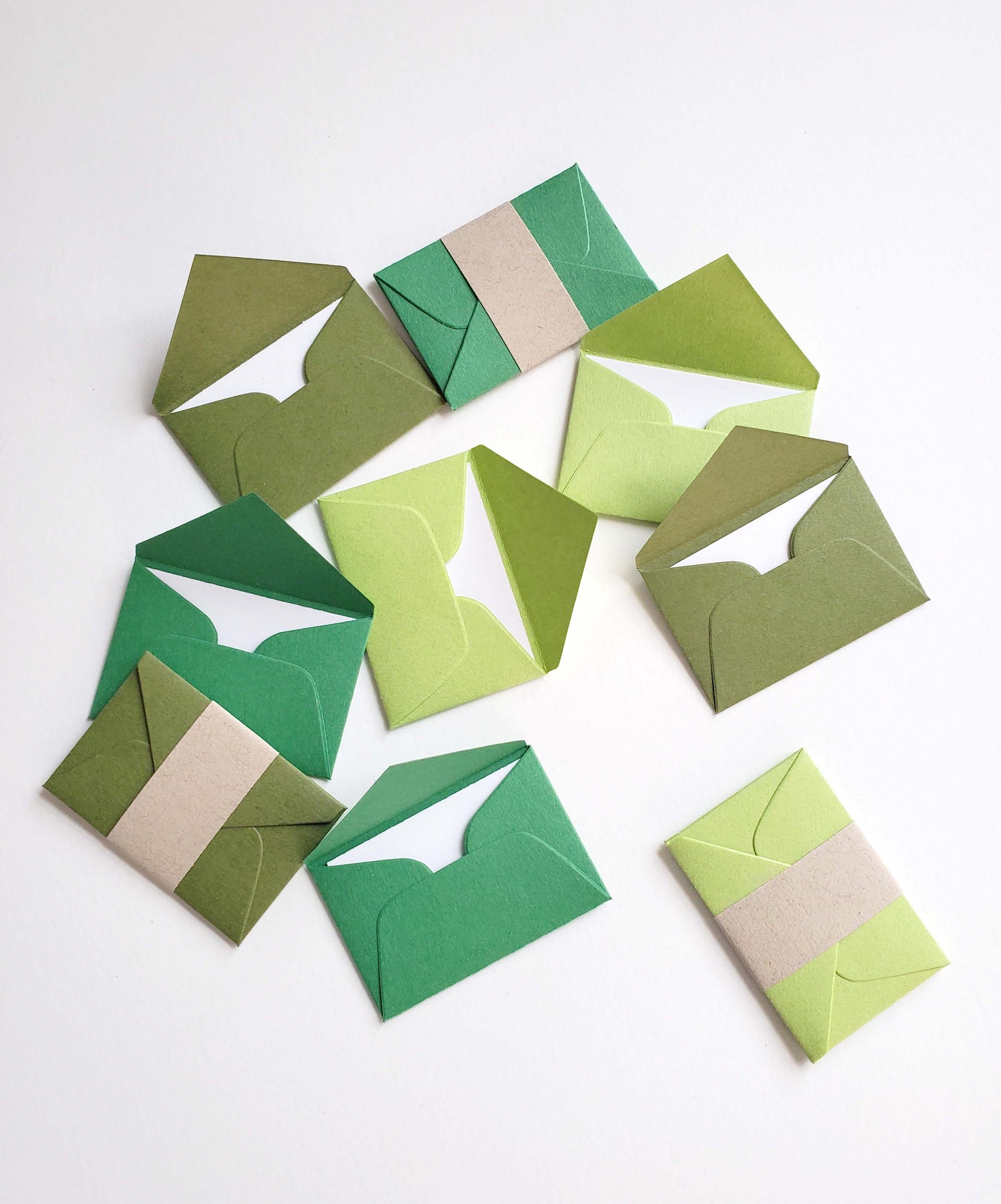 {Lemon Drop Papers} Tiny Loves Notes :: Set of 12 :: Pine