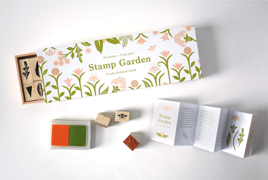 Stamp Garden: (25 stamps, 2 ink colors, assorted plant and flower parts, perfect for scrapbooking, printmaking, diy crafts, and journals)