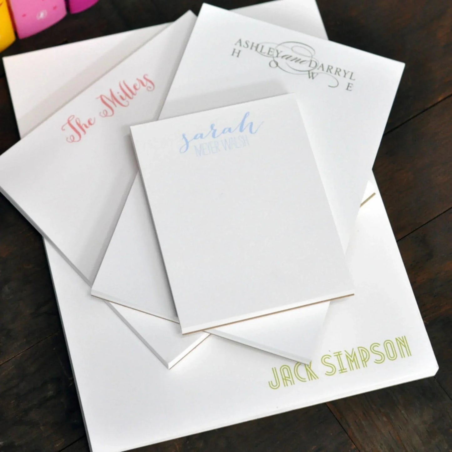 Combo Set of Personalized Notepads