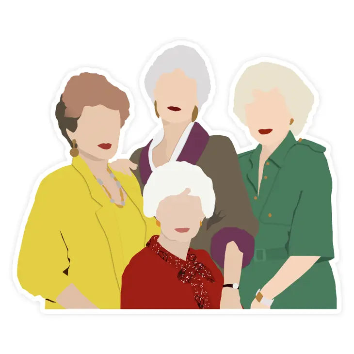 Golden Girls Vinyl Sticker