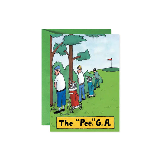 The Pee G.A. Birthday Card