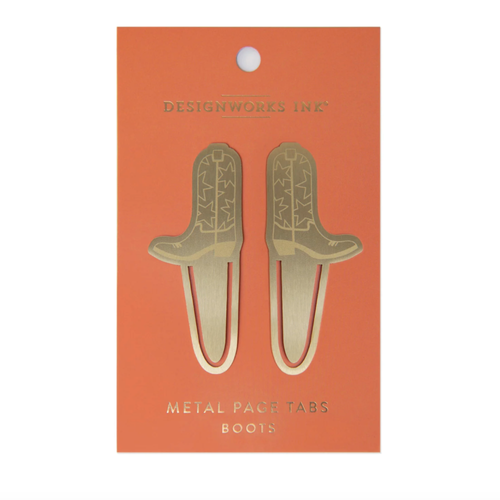 Metal Bookmark - Boots