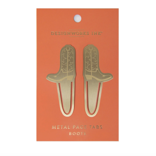 Metal Bookmark - Boots