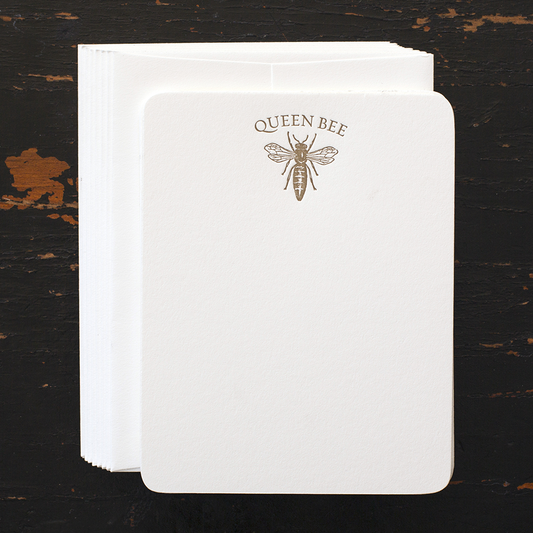 Queen Bee Note Cards - Box of 8