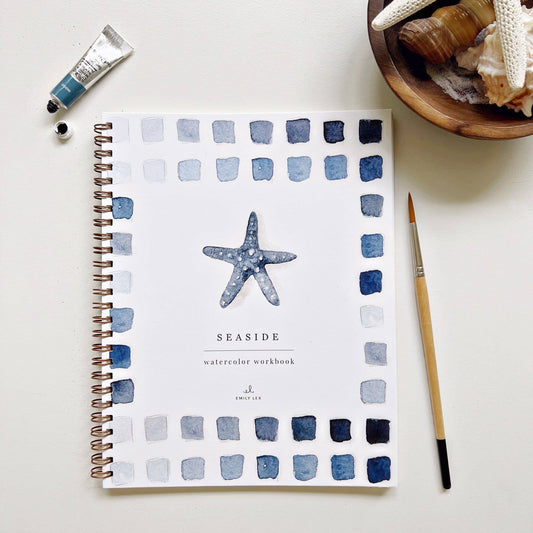 watercolor workbook seaside