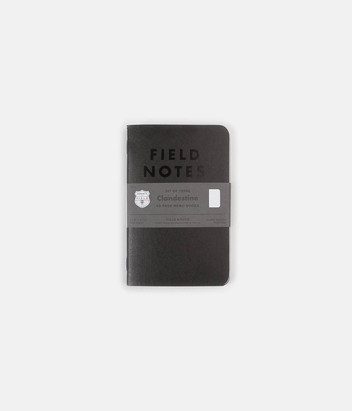 Field Notes Clandestine Notebooks - 3 Pack