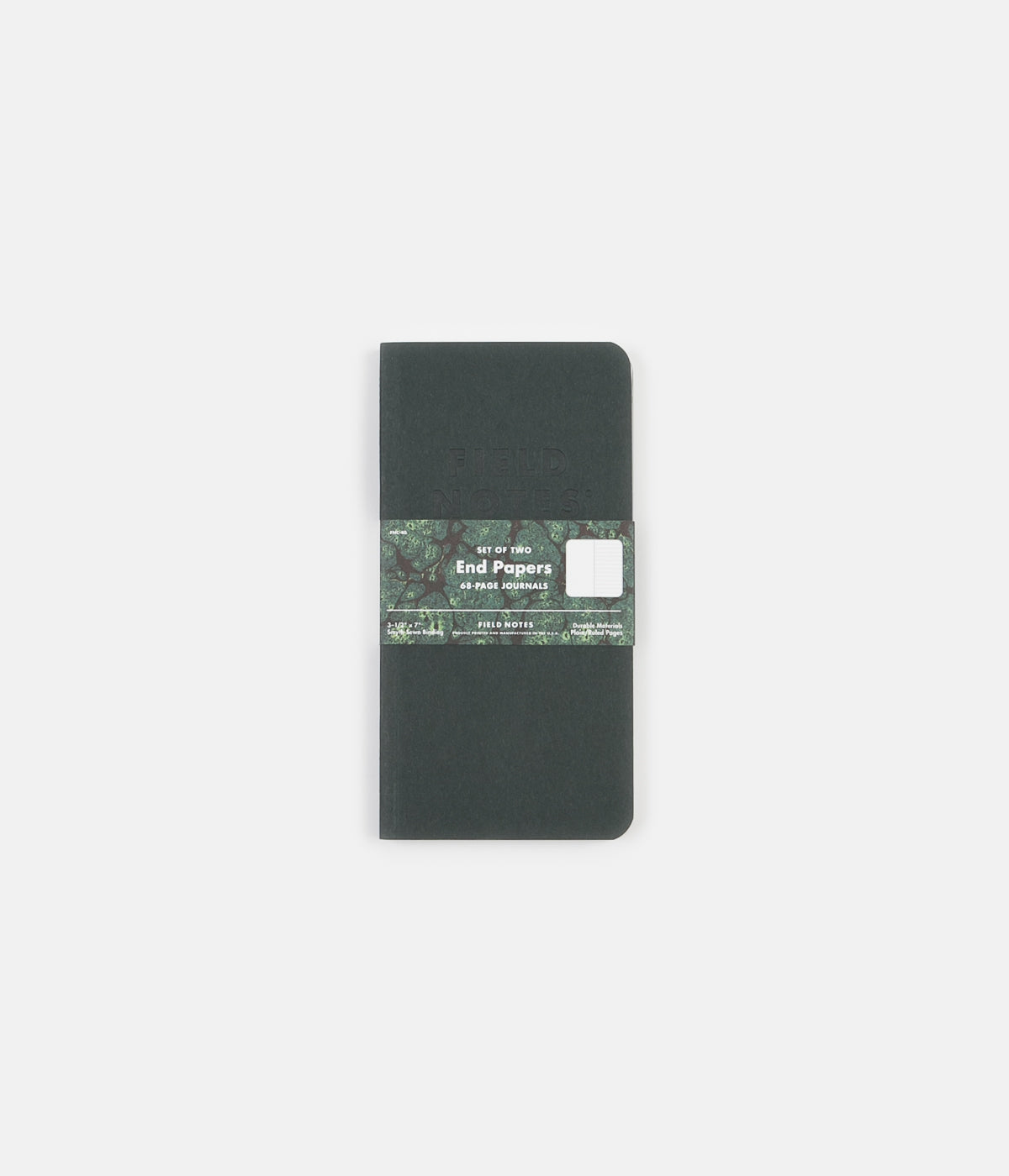Field Notes End Papers Memo Books - Green / Blue