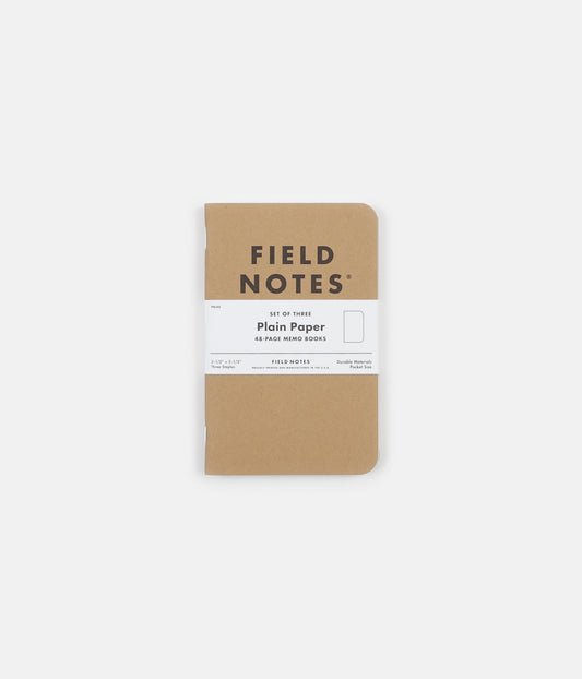 Field Notes Plain Notebooks