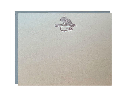 Fishing Flies Mixed Flat Stationery