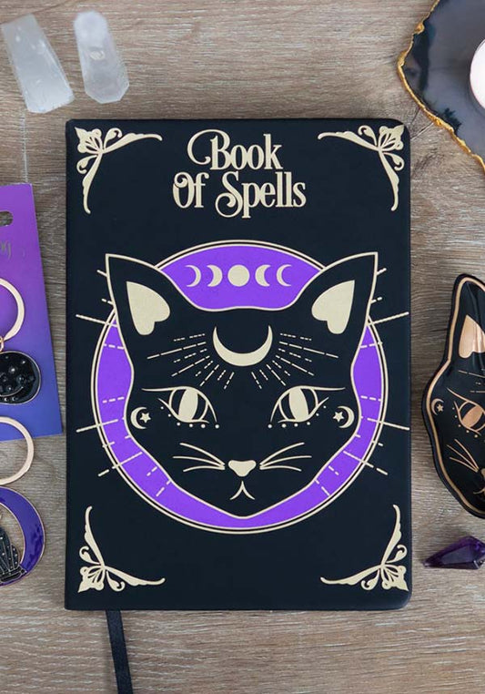 Mystic Mog Book of Spells | A5 NOTEBOOK