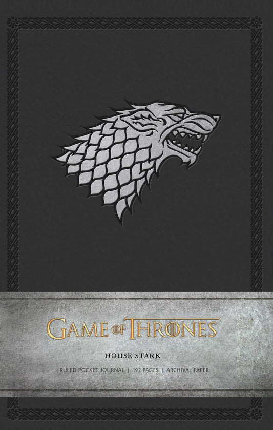 House Stark Game of Thrones 3.5" Pocket Journal