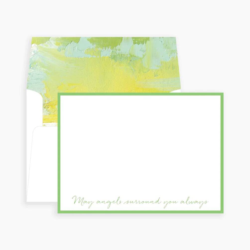 May Angels Surround You Always Notecards - The Preppy Bunny