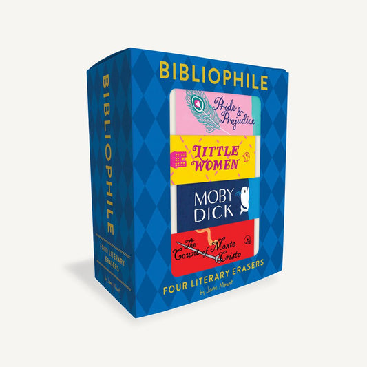 Bibliophile Literary Erasers