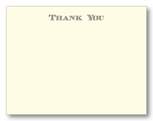{Maison de Papier} Thank You Block Notecards :: Set of 8