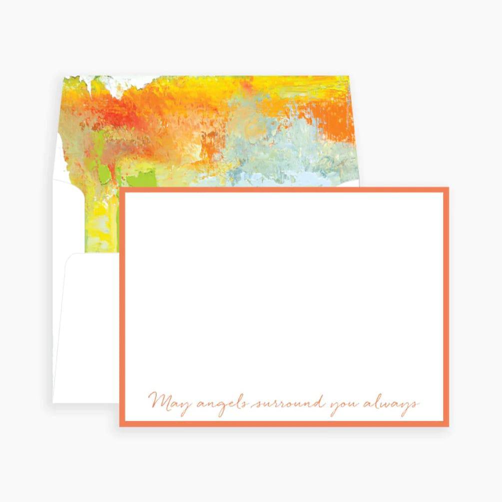 May Angels Surround You Always Notecards - The Preppy Bunny