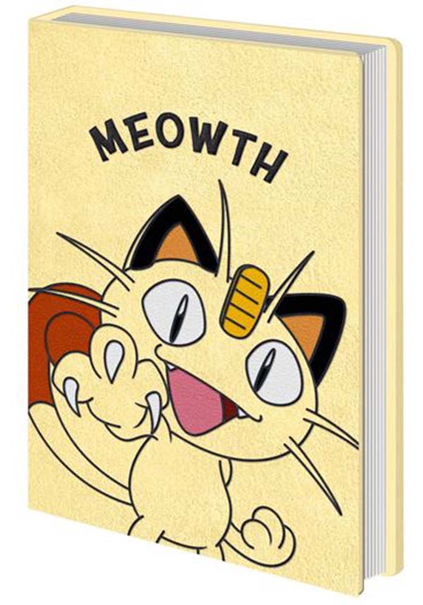 Pokemon: Meowth | PLUSH NOTEBOOK