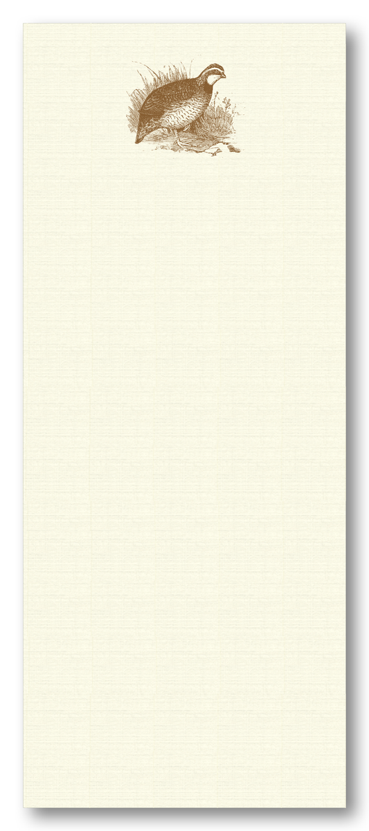 {Maison de Papier} Notepad :: Quail