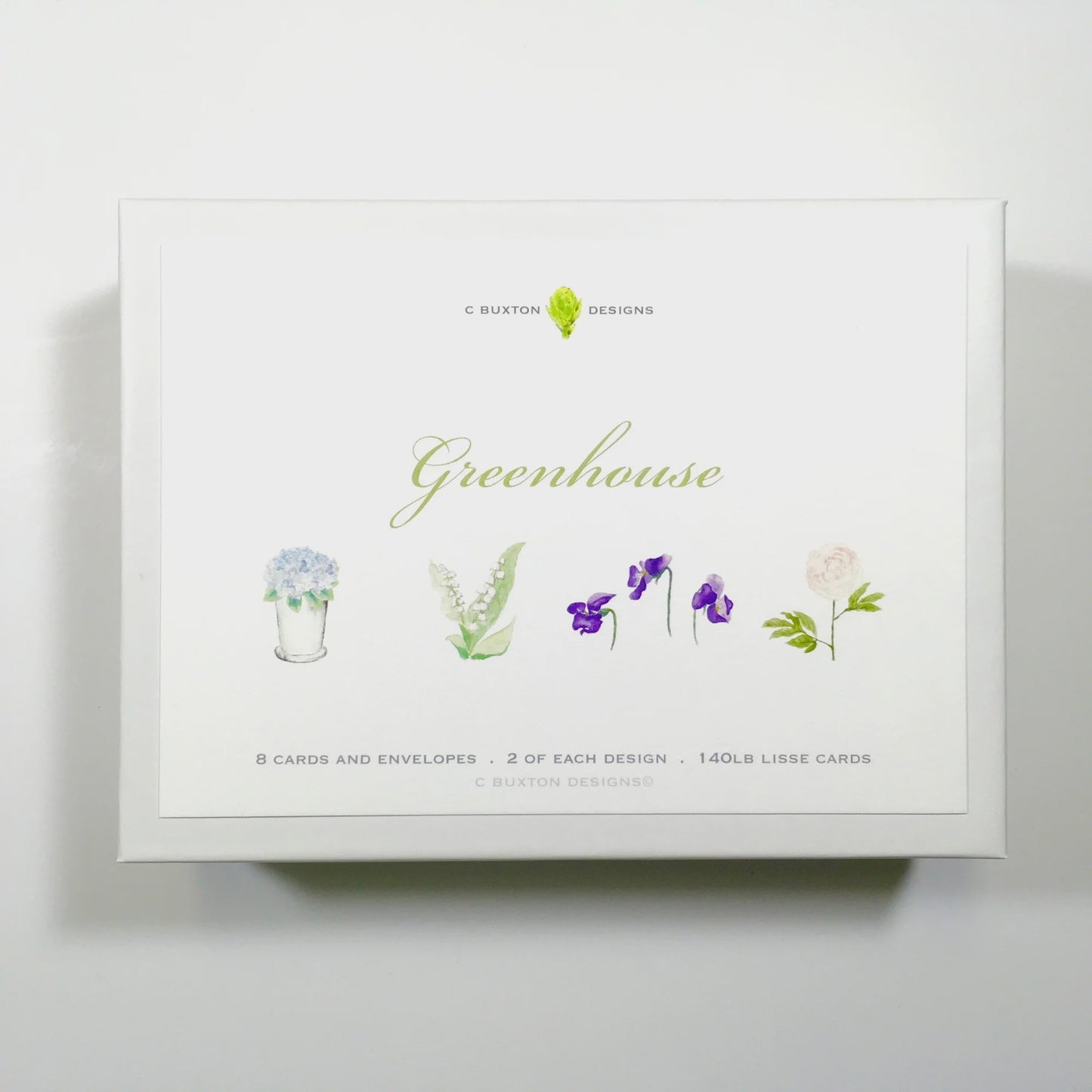 Boxed Card Set - Greenhouse, set/8