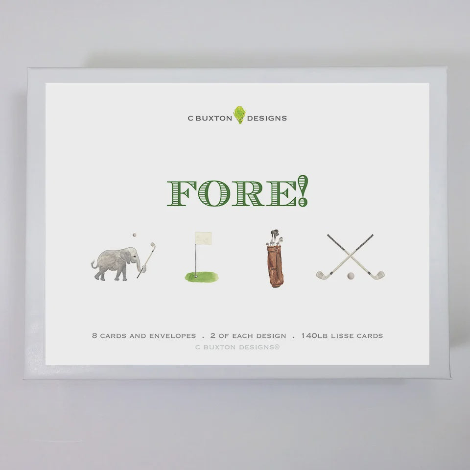 Boxed Card Set - FORE, set/8