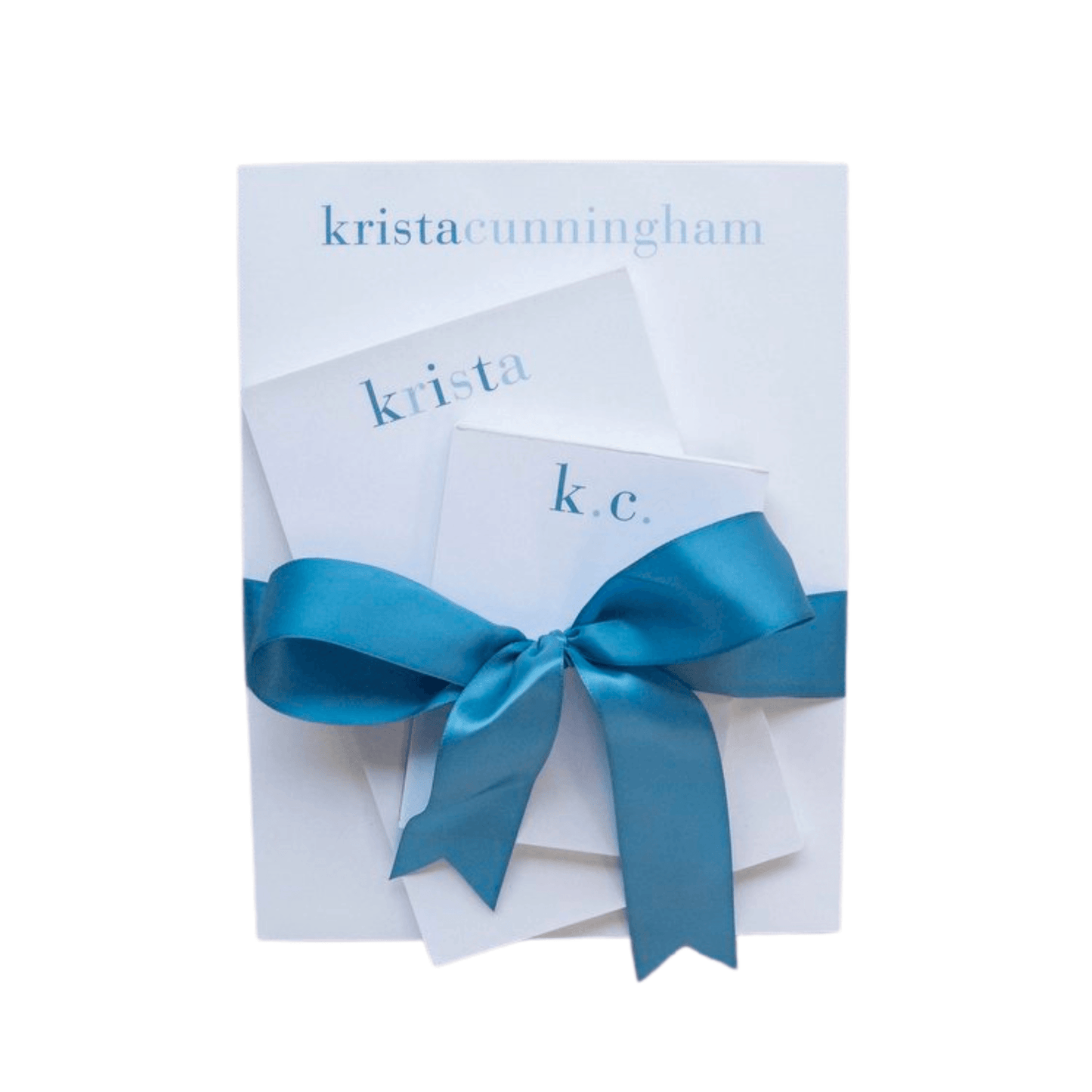 Set of Shaded Blues Personalized Notepads