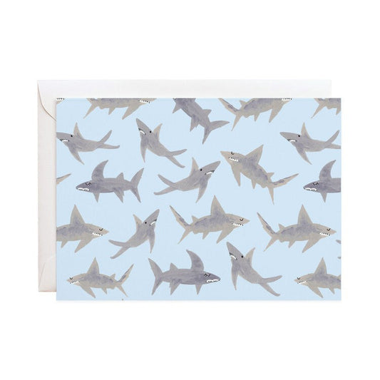 {Mr. Boddington's Studio} Boxed Notecards :: A School of Sharks :: Set of 6