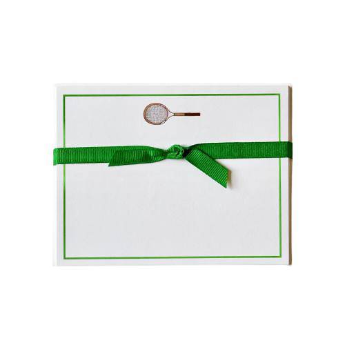 Tennis Vintage Flat Notecard Set of 10